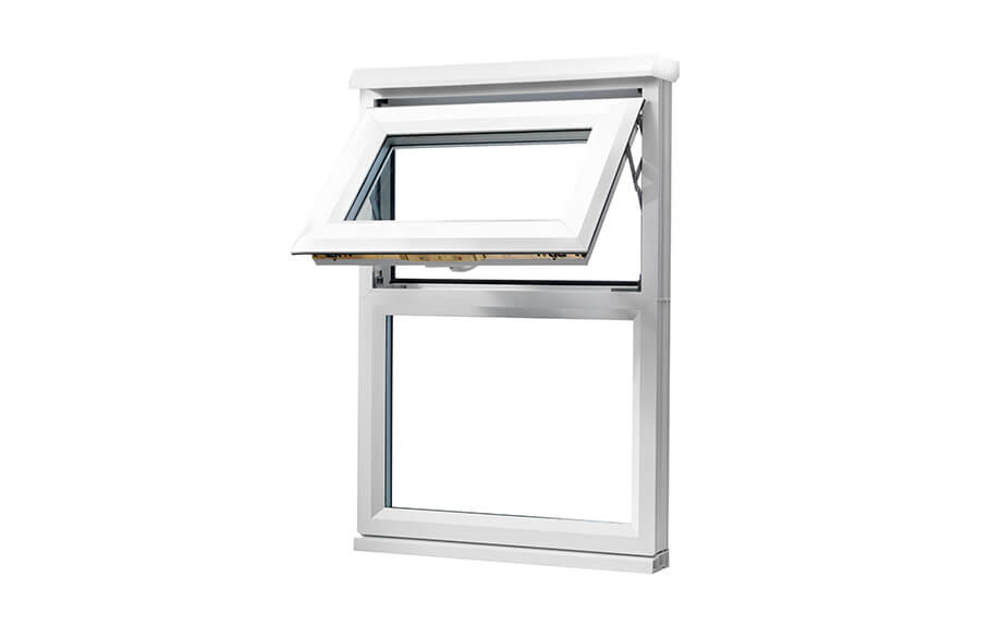 White uPVC Eurologik profiles