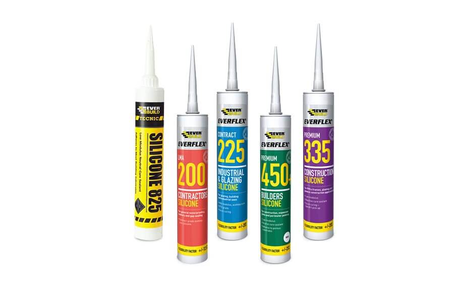 Everbuild sealants and silicone tubes